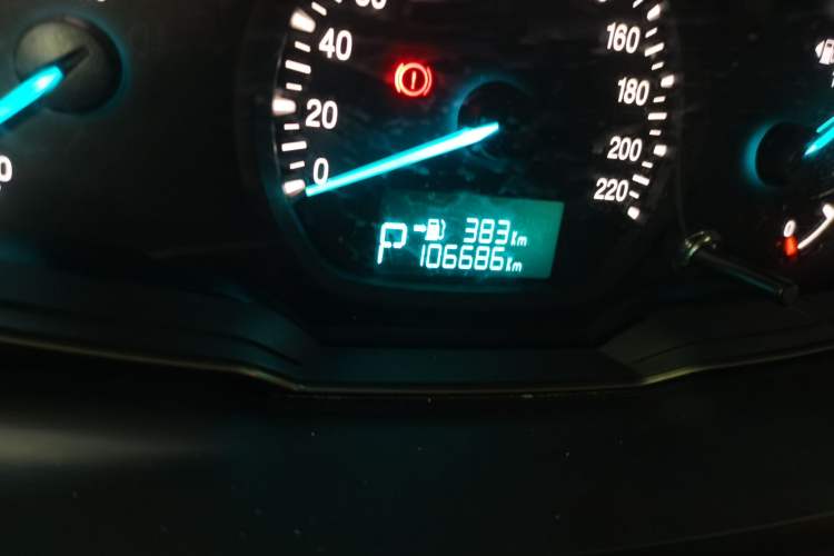 Used Ford Escort 2015 1.5L Automatic Comfort Edition Odometer Close Up
