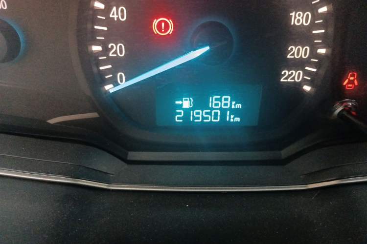 Used Ford Escort 2015 1.5L Manual Comfort Model Odometer Close Up