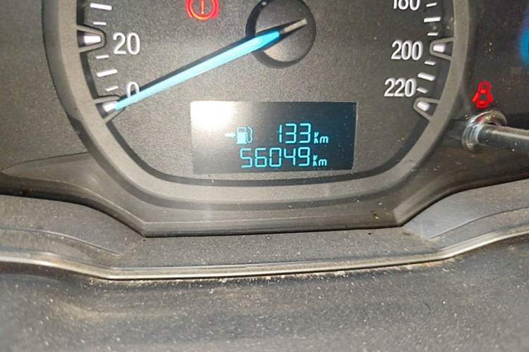 Used Ford Escort 2015 1.5L Manual Comfort Model Odometer Close Up