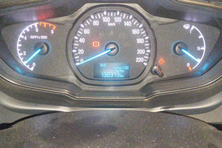 Used Ford Escort 2015 1.5L Manual Comfort Model Odometer Close Up