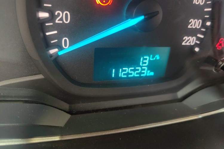 Used Ford Escort 2015 1.5L Manual Comfort Model Odometer Close Up