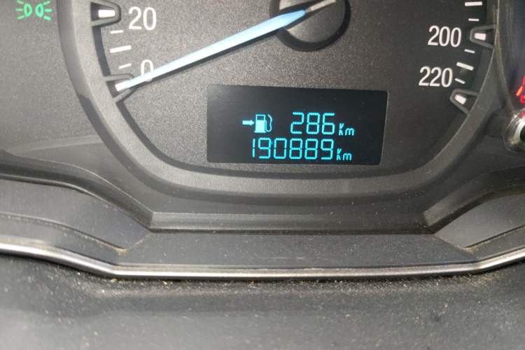 Used Ford Escort 2015 1.5L Manual Comfort Model Odometer Close Up