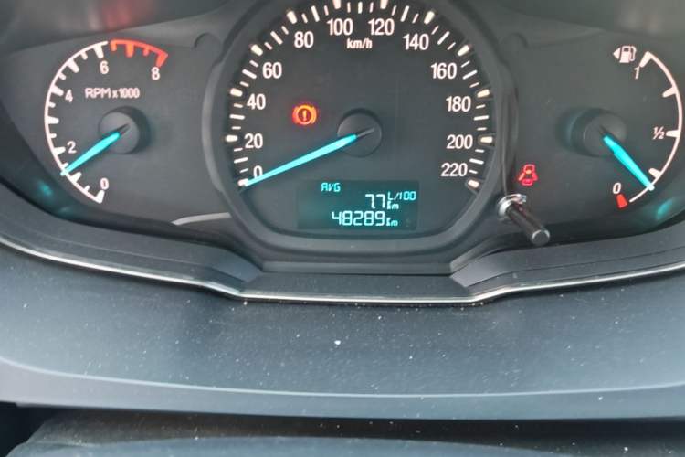 Used Ford Escort 2015 1.5L Manual Comfort Model Odometer Close Up