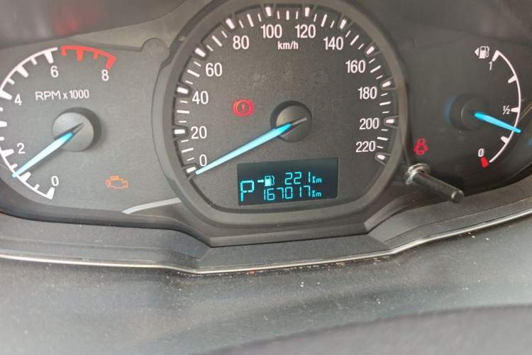 Used Ford Escort 2015 1.5L Automatic Comfort Edition Odometer Close Up