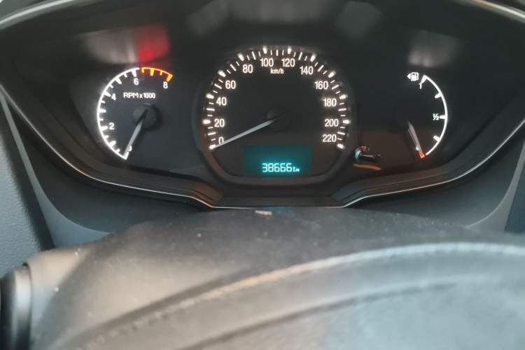 Used Ford Escort 2015 1.5L Manual Comfort Model Odometer Close Up