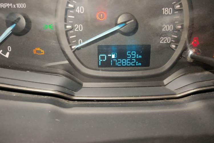 Used Ford Escort 2015 1.5L Automatic Comfort Edition Odometer Close Up