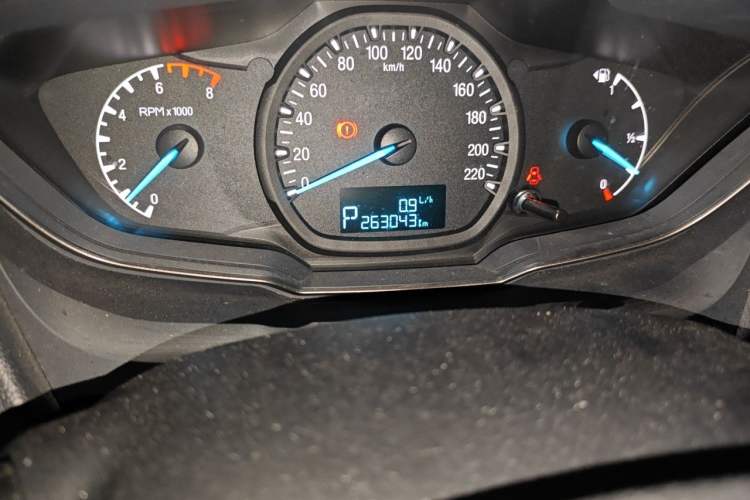 Used Ford Escort 2015 1.5L Automatic Comfort Edition Odometer Close Up