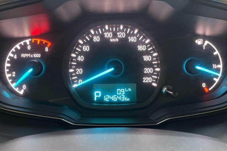 Used Ford Escort 2017 1.5L Automatic Comfort Model Odometer Close Up