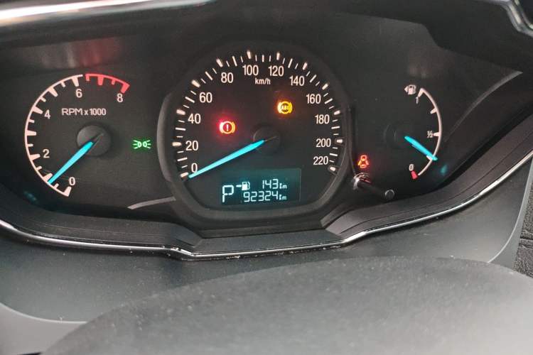 Used Ford Escort 2017 Happiness Edition 1.5L Automatic Fashion Version Odometer Close Up