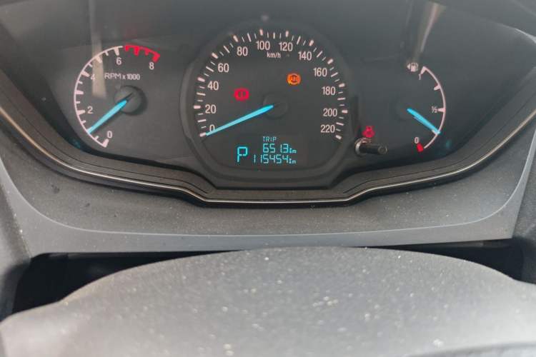 Used Ford Escort 2017 1.5L Automatic Comfort Model Odometer Close Up