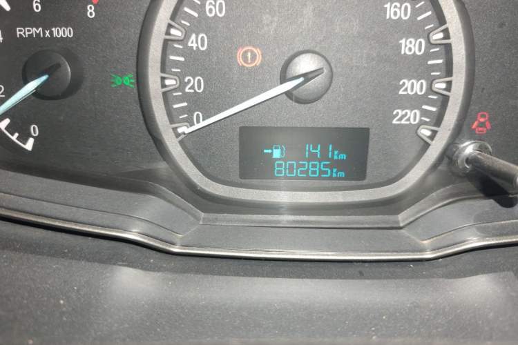 Used Ford Escort 2017 1.5L Manual Comfort Model Odometer Close Up