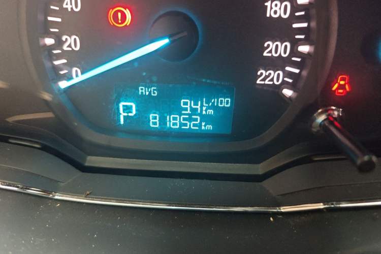 Used Ford Escort 2017 Happiness Edition 1.5L Automatic Fashion Version Odometer Close Up