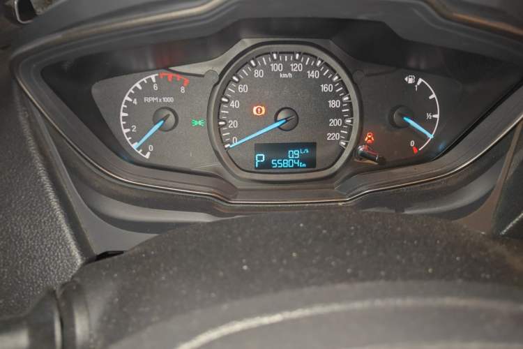Used Ford Escort 2017 1.5L Automatic Comfort Model Odometer Close Up