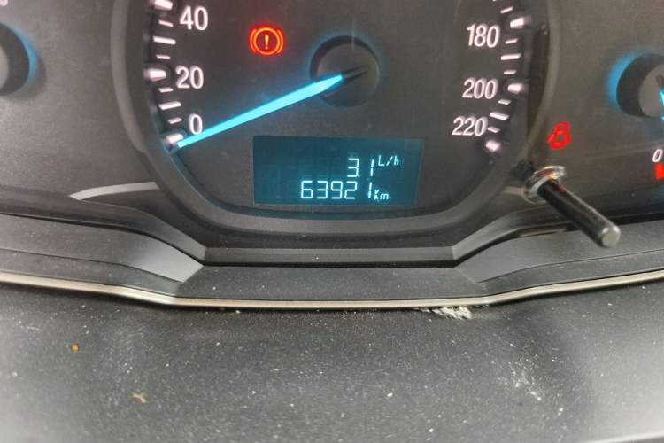 Used Ford Escort 2017 1.5L Manual Comfort Model Odometer Close Up