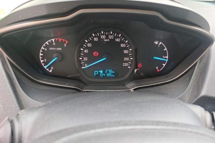 Used Ford Escort 2017 1.5L Automatic Comfort Model Odometer Close Up