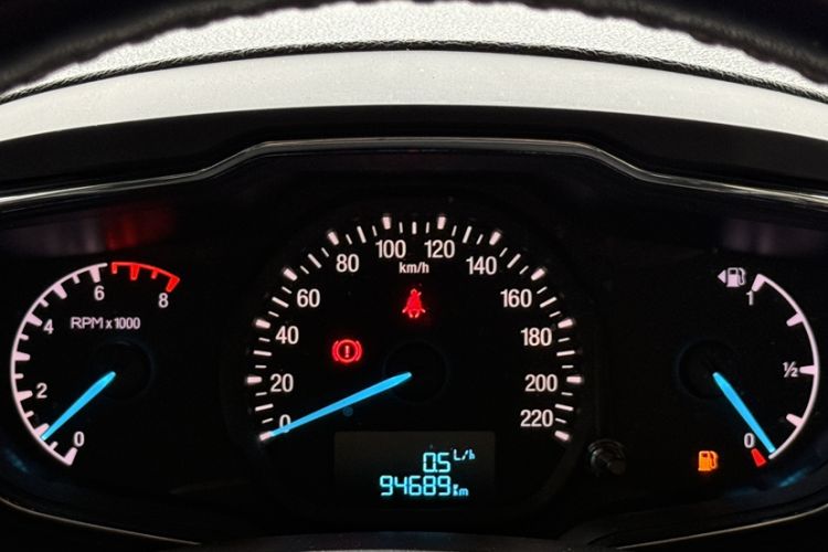 Used Ford Escort 2017 Happy Edition 1.5L Manual Fashion Model Odometer Close Up