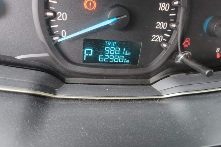 Used Ford Escort 2017 1.5L Automatic Comfort Model Odometer Close Up