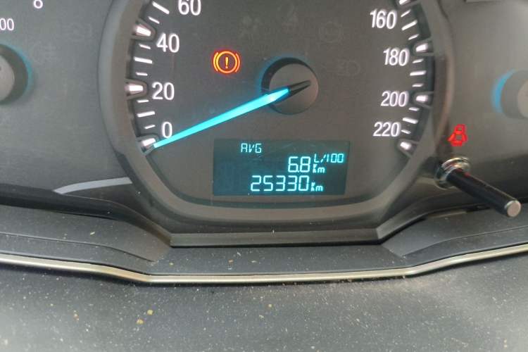Used Ford Escort 2017 1.5L Manual Comfort Model Odometer Close Up
