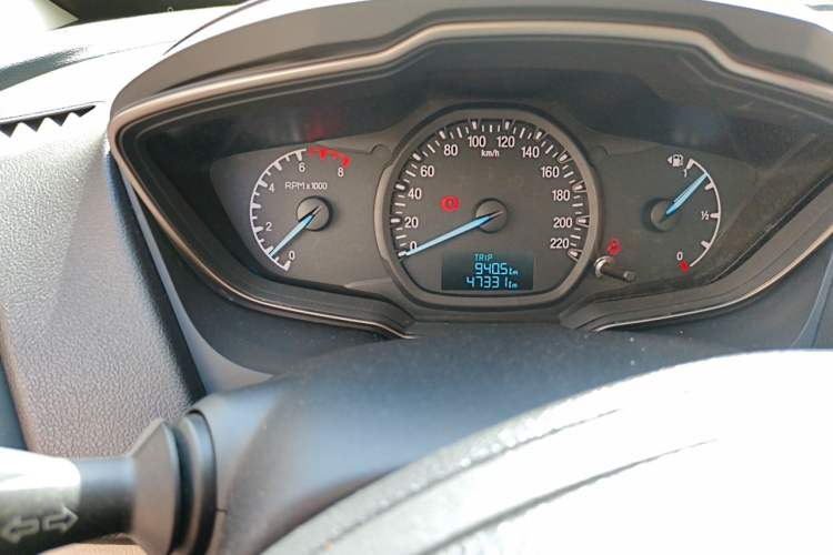 Used Ford Escort 2017 1.5L Manual Comfort Model Odometer Close Up