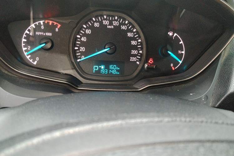 Used Ford Escort 2017 1.5L Automatic Comfort Model Odometer Close Up