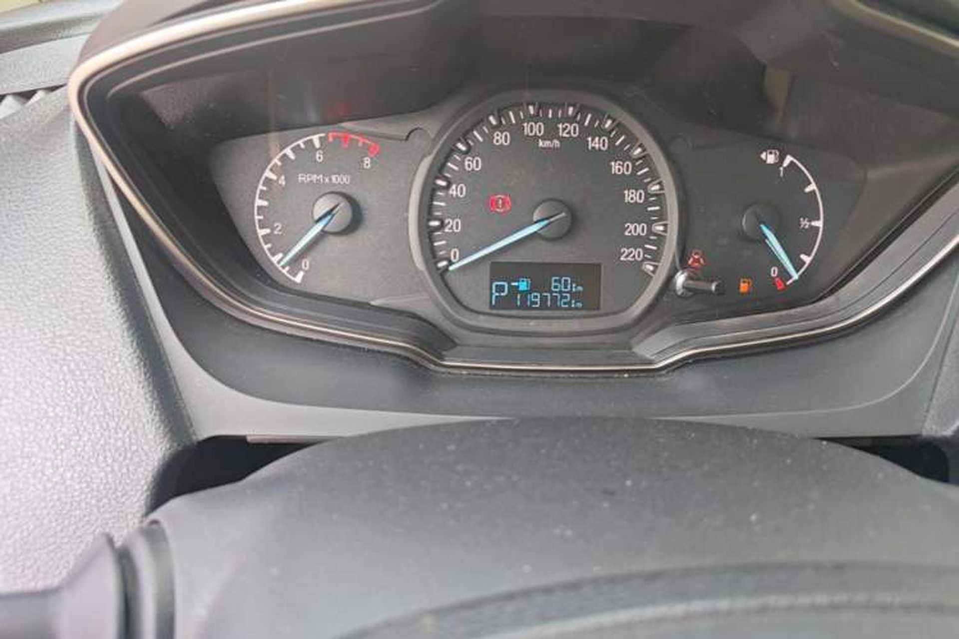 Used Ford Escort 2017 1.5L Automatic Comfort Model Odometer Close Up