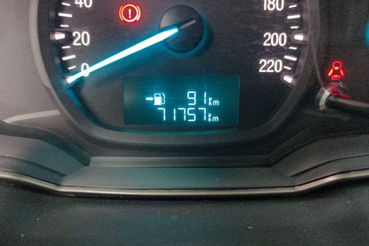 Used Ford Escort 2017 Revised Version 1.5L Manual Comfort Edition Odometer Close Up