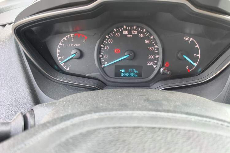 Used Ford Escort 2017 1.5L Manual Comfort Model Odometer Close Up