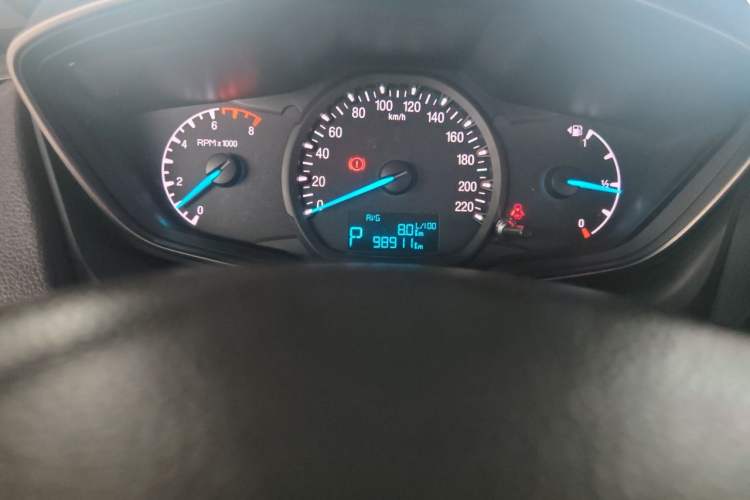Used Ford Escort 2017 1.5L Automatic Comfort Model Odometer Close Up