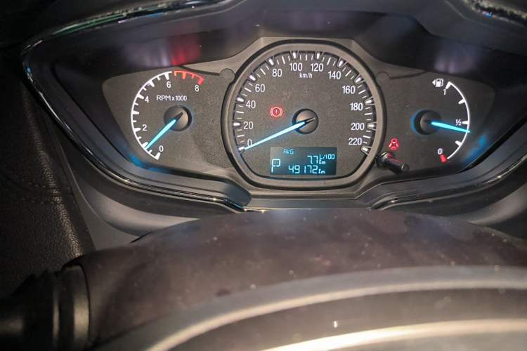 Used Ford Escort 2017 Happiness Edition 1.5L Automatic Fashion Version Odometer Close Up