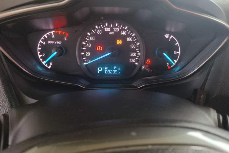 Used Ford Escort 2017 1.5L Automatic Comfort Model Odometer Close Up
