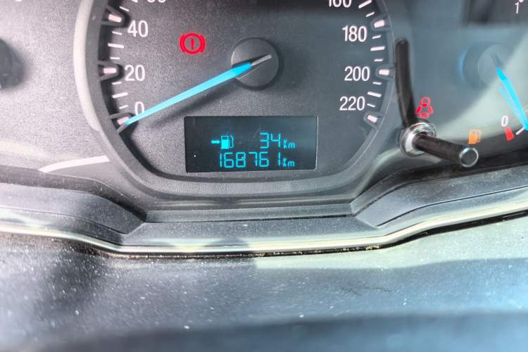 Used Ford Escort 2017 1.5L Manual Comfort Model Odometer Close Up
