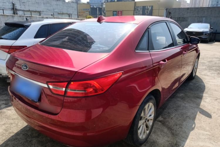Used Ford Escort 2017 Happiness Edition 1.5L Automatic Fashion Version Rear Right 45 Deg
