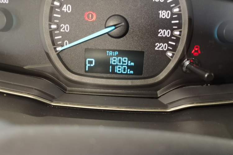Used Ford Escort 2017 1.5L Automatic Comfort Model Odometer Close Up