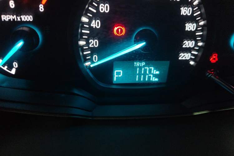 Used Ford Escort 2017 1.5L Automatic Comfort Model Odometer Close Up
