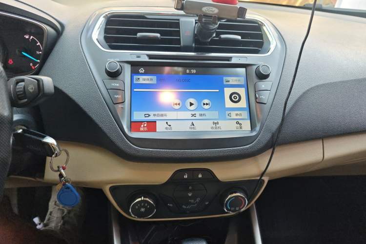 Used Ford Escort 2017 1.5L Automatic Comfort Model Audio And AC Panel