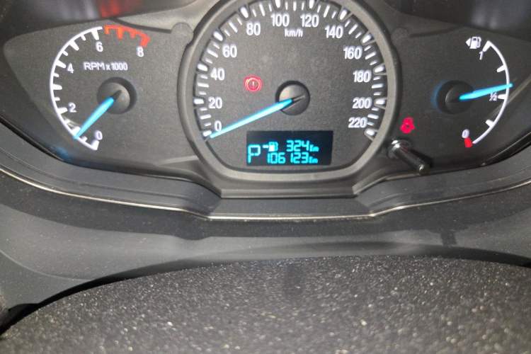 Used Ford Escort 2017 1.5L Automatic Comfort Model Odometer Close Up