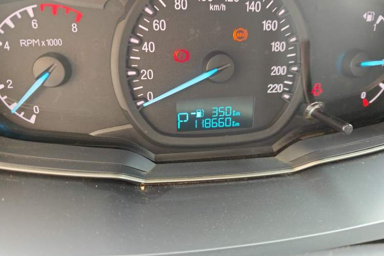 Used Ford Escort 2017 1.5L Automatic Comfort Model Odometer Close Up