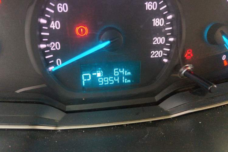 Used Ford Escort 2017 1.5L Automatic Comfort Model Odometer Close Up
