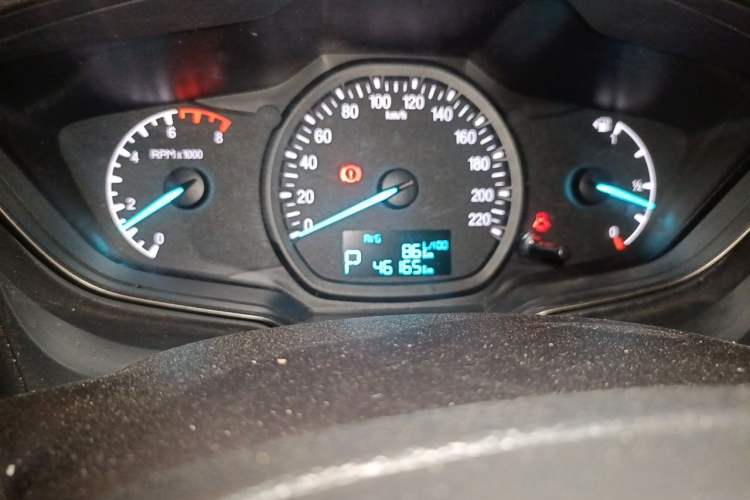 Used Ford Escort 2017 Revised Version 1.5L Automatic Comfort Edition Odometer Close Up