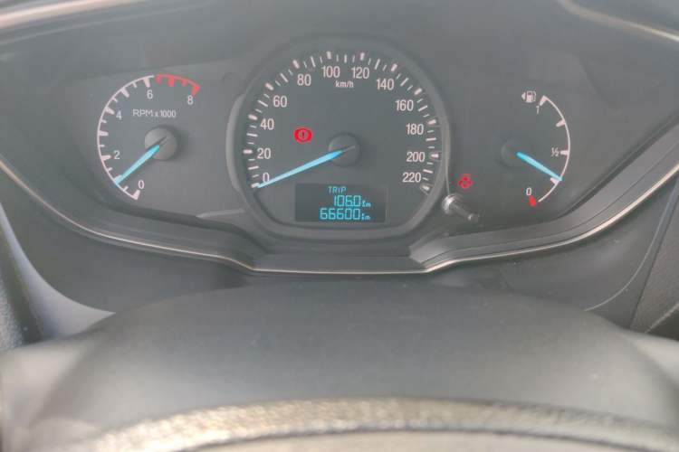 Used Ford Escort 2017 1.5L Manual Comfort Model Odometer Close Up