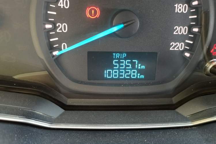 Used Ford Escort 2017 1.5L Manual Comfort Model Odometer Close Up