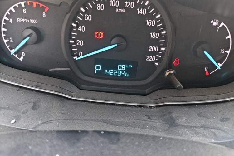 Used Ford Escort 2017 Revised Version 1.5L Automatic Comfort Edition Odometer Close Up
