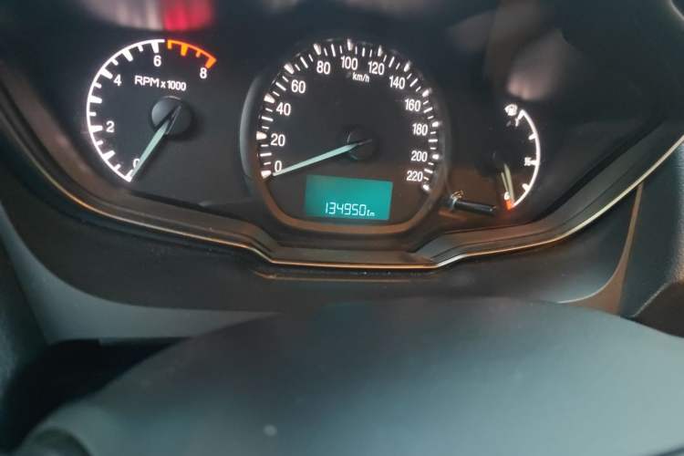 Used Ford Escort 2017 1.5L Automatic Comfort Model Odometer Close Up