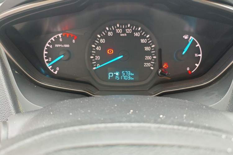 Used Ford Escort 2017 1.5L Automatic Comfort Model Odometer Close Up