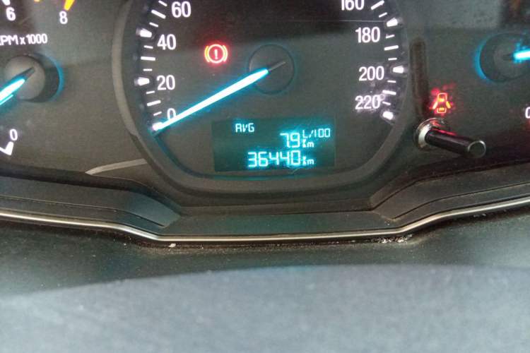 Used Ford Escort 2017 Revised Version 1.5L Manual Comfort Edition Odometer Close Up