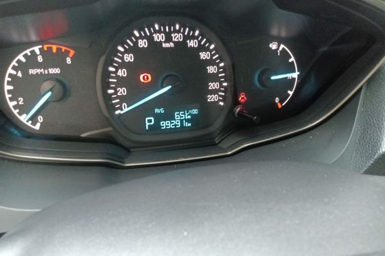 Used Ford Escort 2017 Revised Version 1.5L Automatic Comfort Edition Odometer Close Up