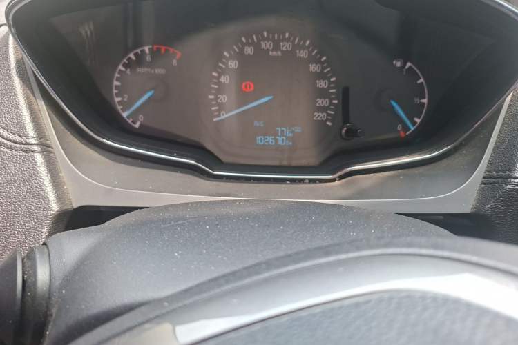 Used Ford Escort 2017 Happy Edition 1.5L Manual Fashion Model Odometer Close Up