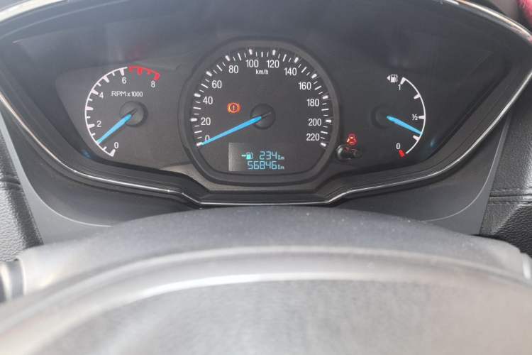 Used Ford Escort 2017 Happy Edition 1.5L Manual Fashion Model Odometer Close Up