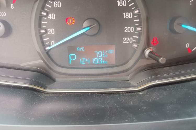 Used Ford Escort 2017 1.5L Automatic Comfort Model Odometer Close Up