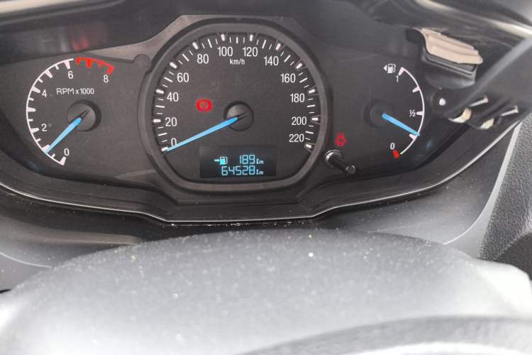 Used Ford Escort 2017 1.5L Manual Comfort Model Odometer Close Up